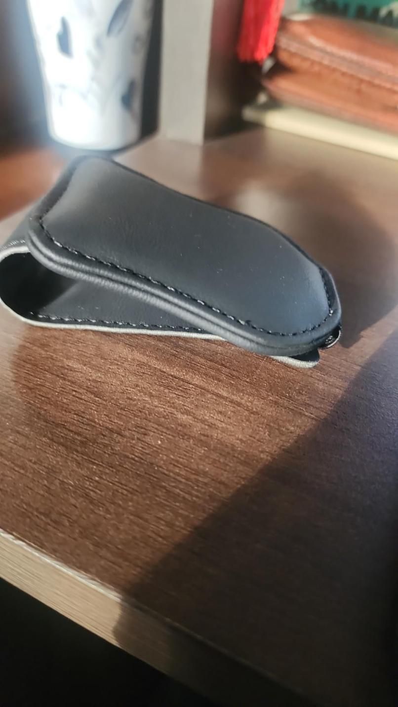 Leather Car Visor Sunglass Holder - Clip for Car