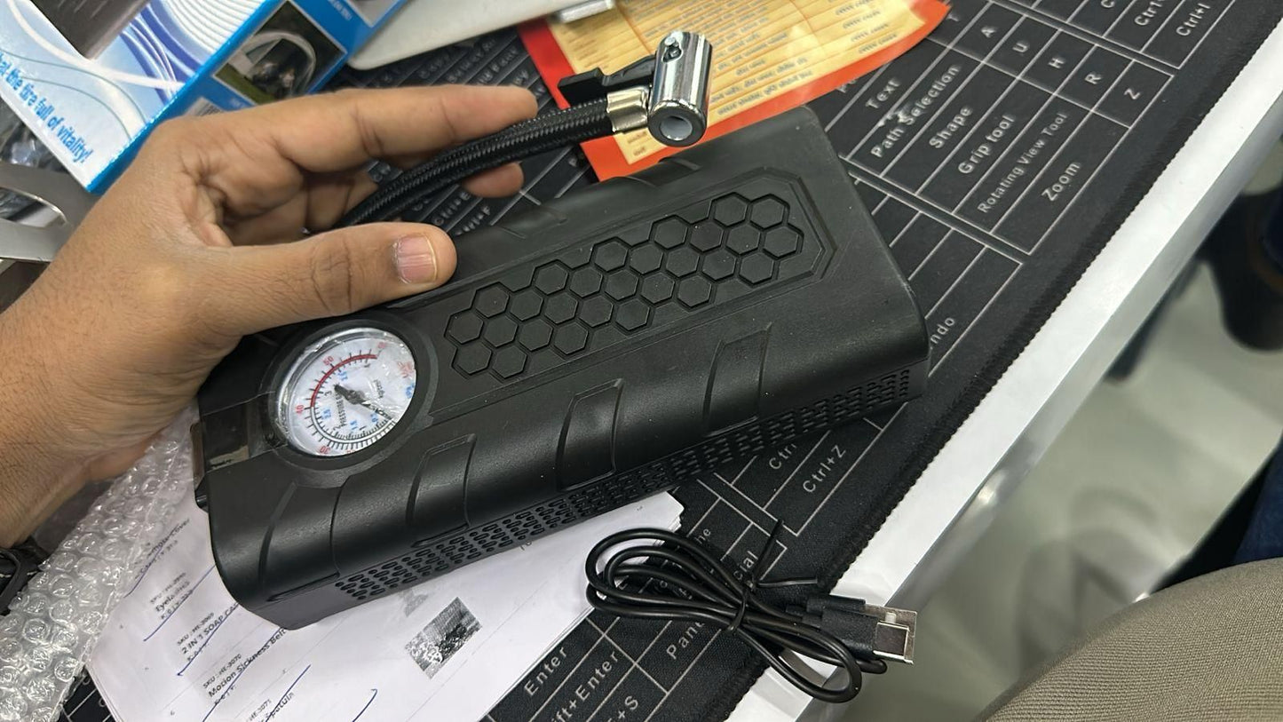 All in one Air Compressor Tire Inflator and Power Bank