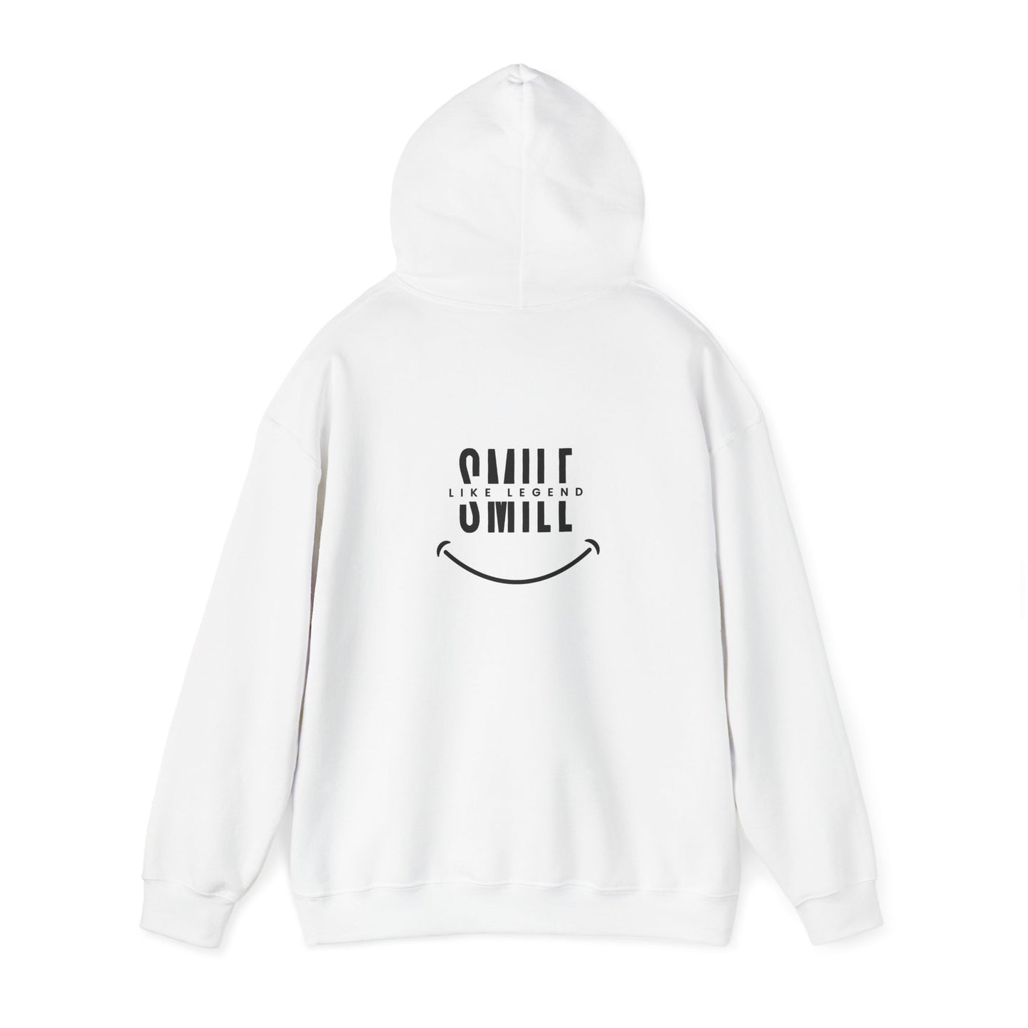 Unisex Hooded Sweatshirt - "Smile Like a Legend" Graphic